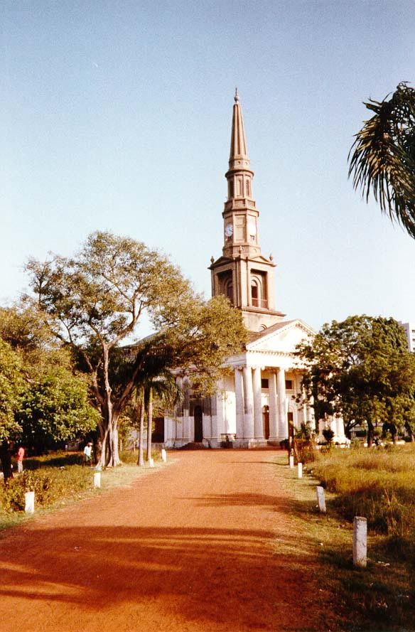 Here's the austere but elegant St. Andrews Church, modelled on London's St Martin-in-the-Fields. Like the last church, this one, too, was de