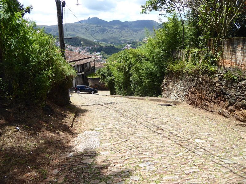 We'll climb up a local street to get an overview. This is the Ladeira or slope of João de Paiva.