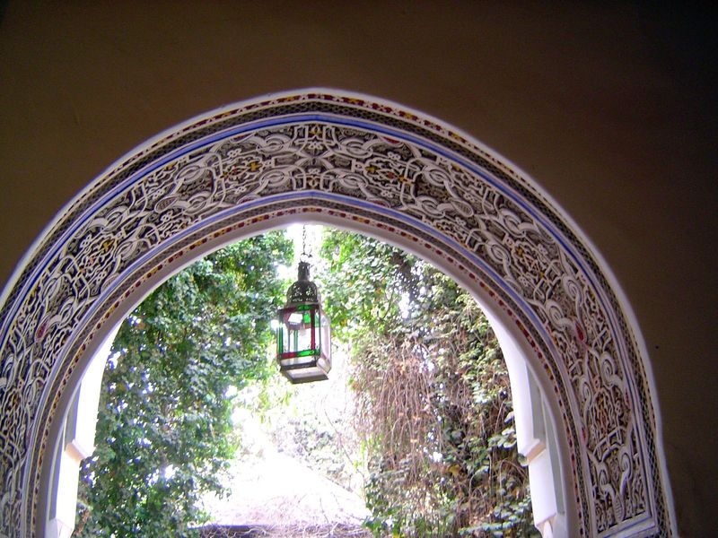 Doorway into the courtyard.