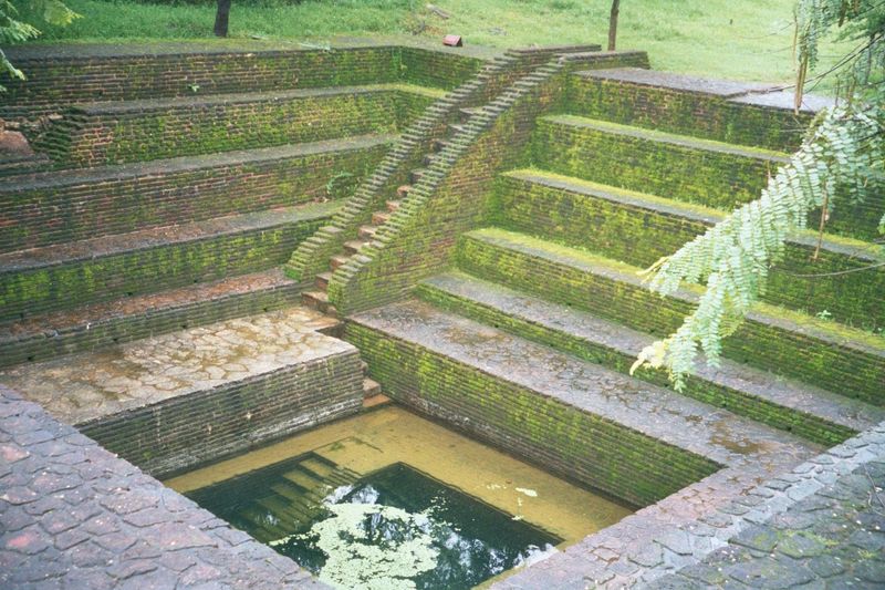 Nearby, this pond once supplied water to the Baddahasimapasada "House of the Elder" monastery.