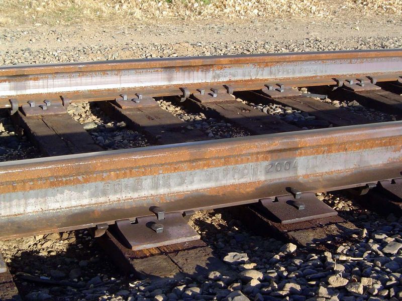 But check this: we're looking at new rail. Look closely at the branding. See it? The rail was made in Japan. Sic volvere Parcas. There's onl