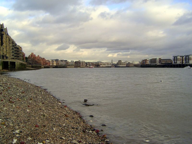 The view downstream.