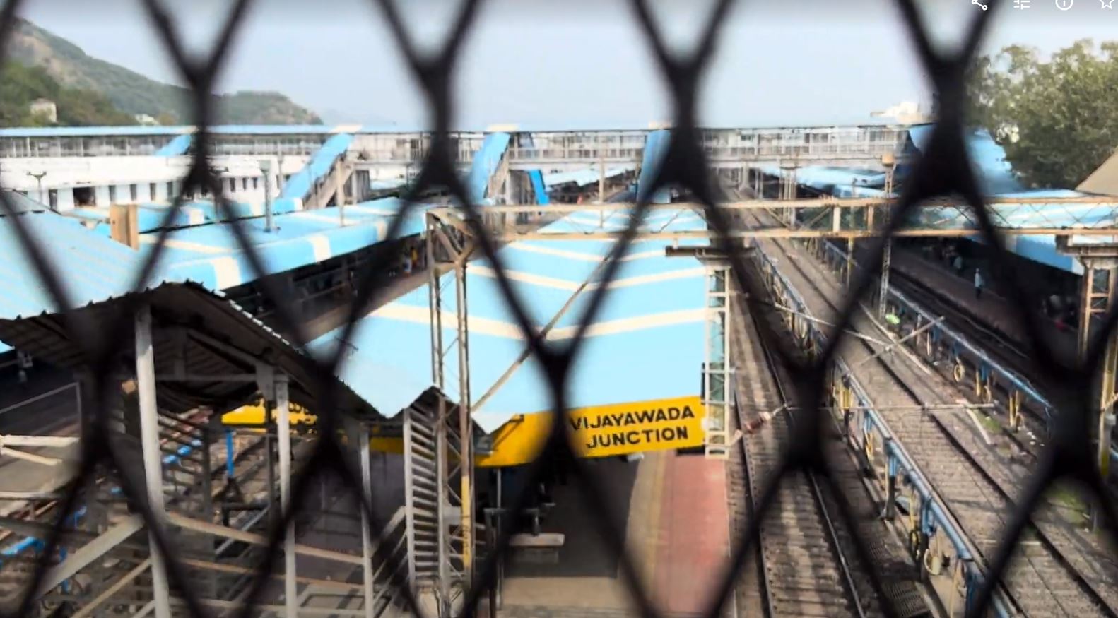 Over 300 trains daily pass through the station at the north end of the bridge.