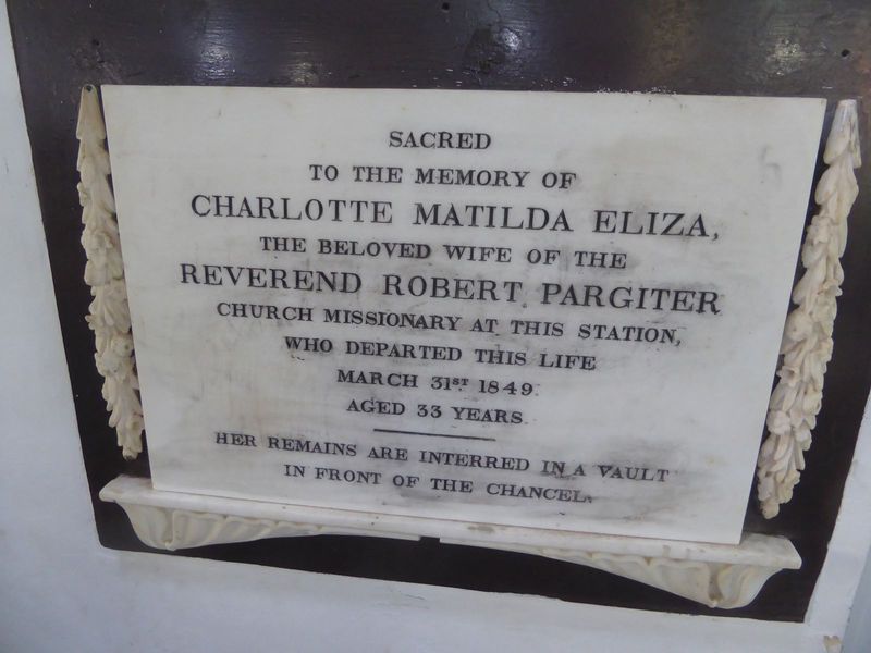 Husband Robert was for decades principal of the seminary attached to the church. He subsequently moved to Nuwara Eliya and then back to Engl