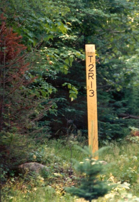 Surrounded by farming—rough pastures in Quebec and potato fields in Maine—the forest economy rests on ownership patterns established in the 