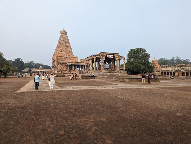 See why it's called the big temple?  The vimana or tower with its base is a bit over 200 feet high.