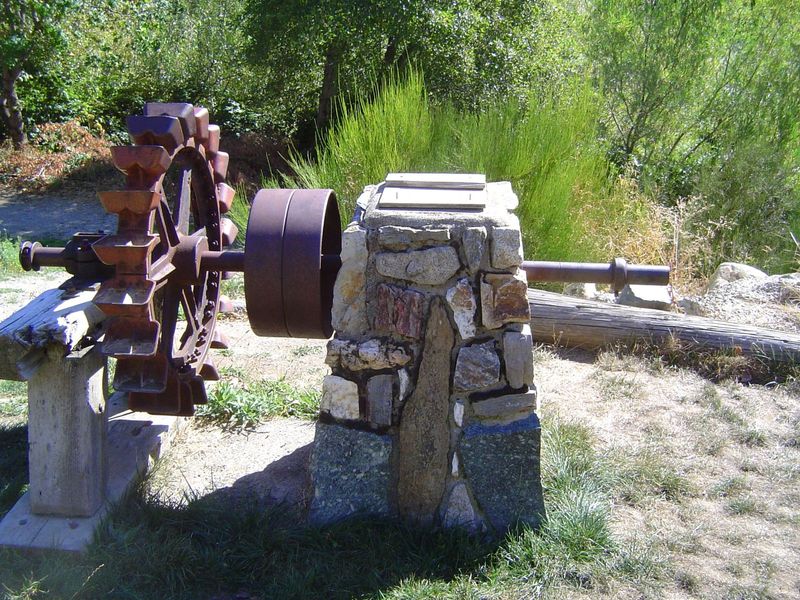 Before rural electrification in the 1930s, many Downieville residents had their own household generators, driven by tiny Pelton wheels.