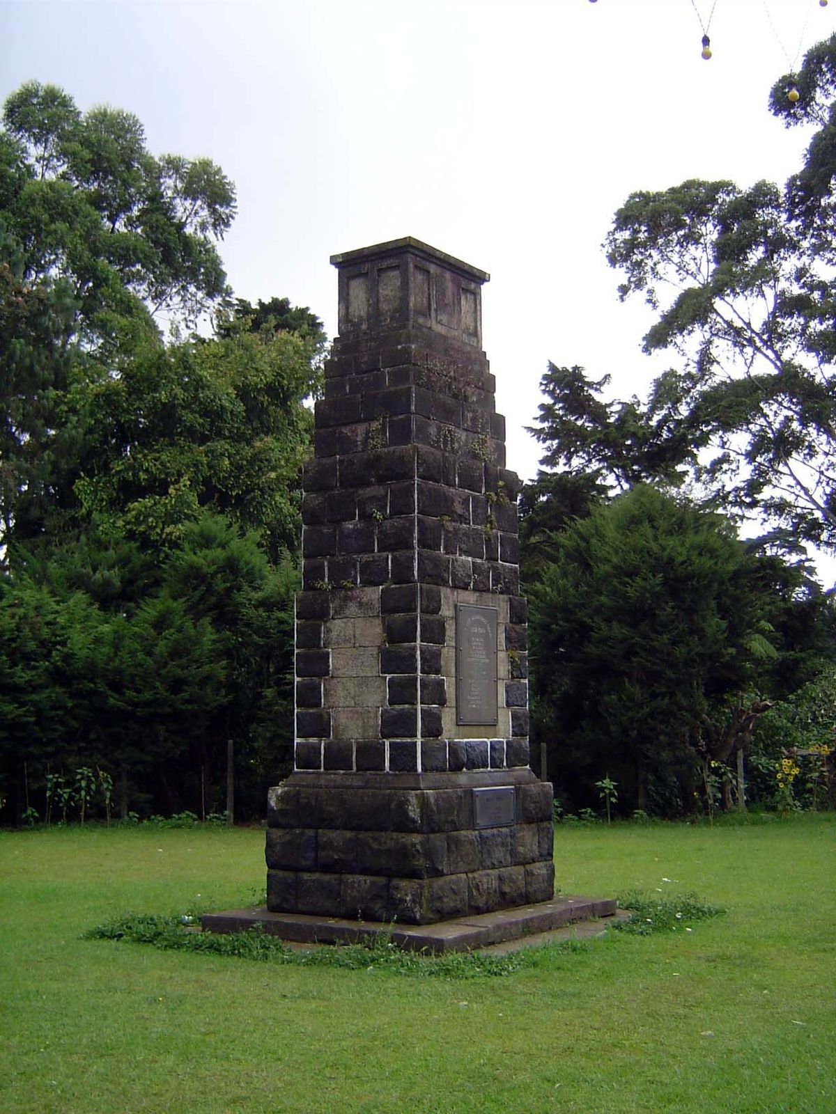 War memorial.