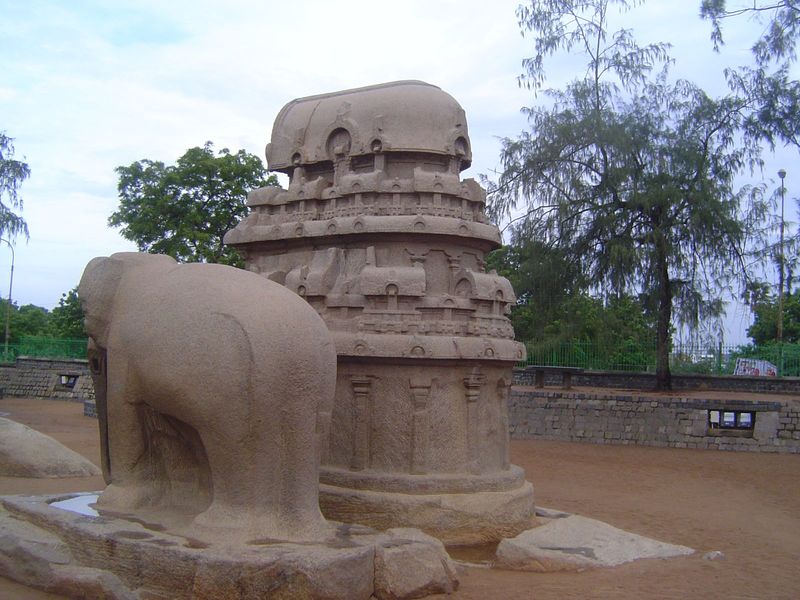 An unusual temple, apsidal and similar in footprint to its companion elephant. It bears comparison with the larger, more complete, roughly c
