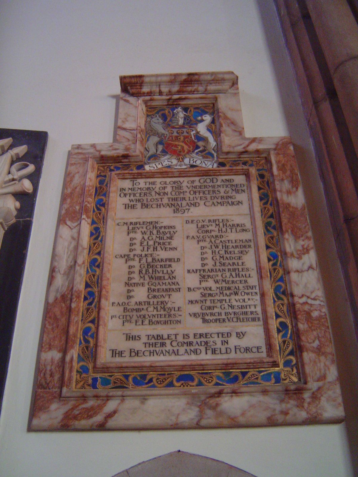 An especially handsome memorial.