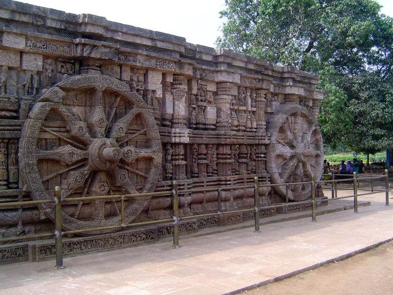Perhaps their long burial in sand helped preserve the details of the wheels.