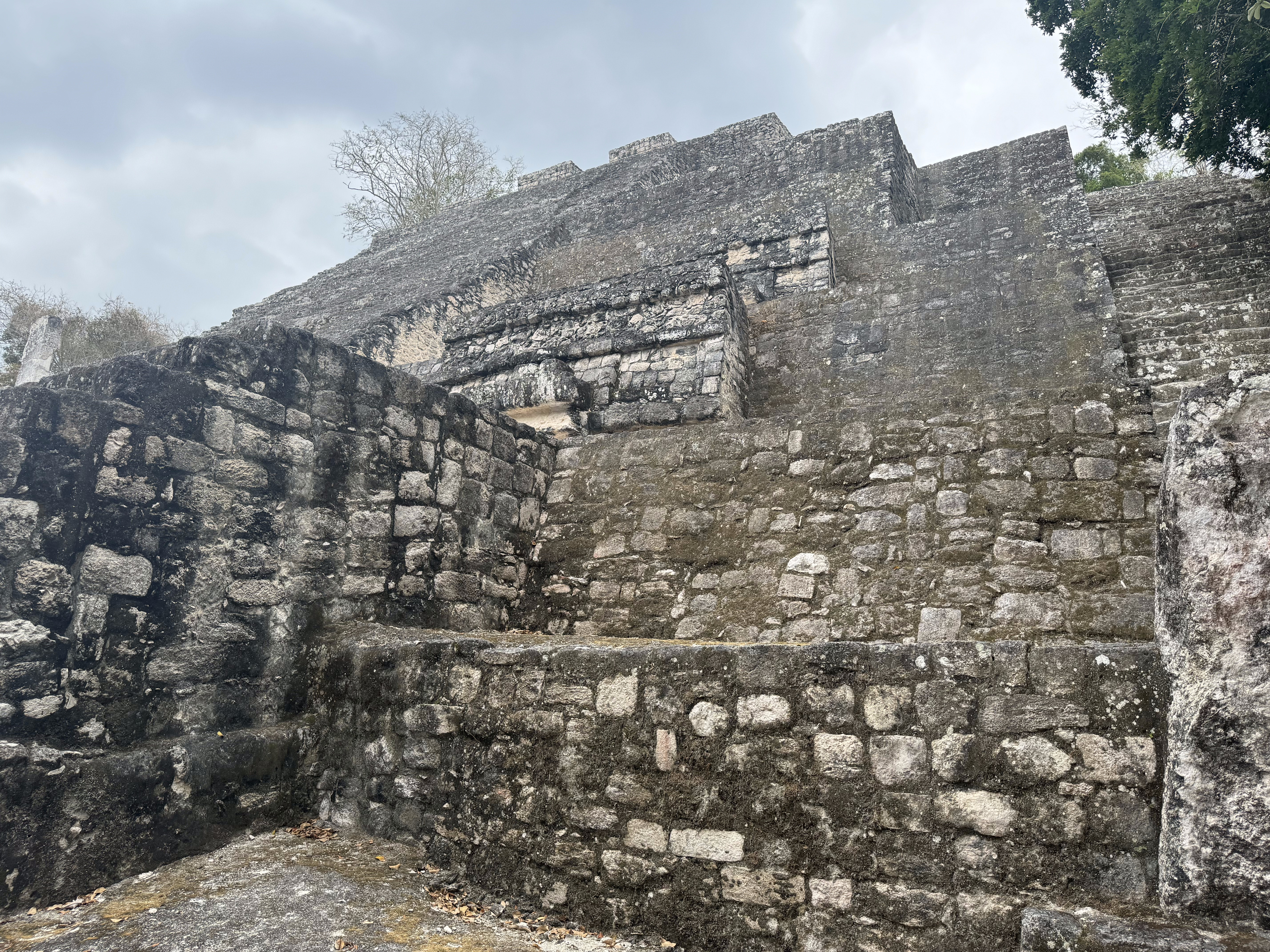 See any doors? There are some, because the pyramid was built in stages and swallowed up earlier buildings.