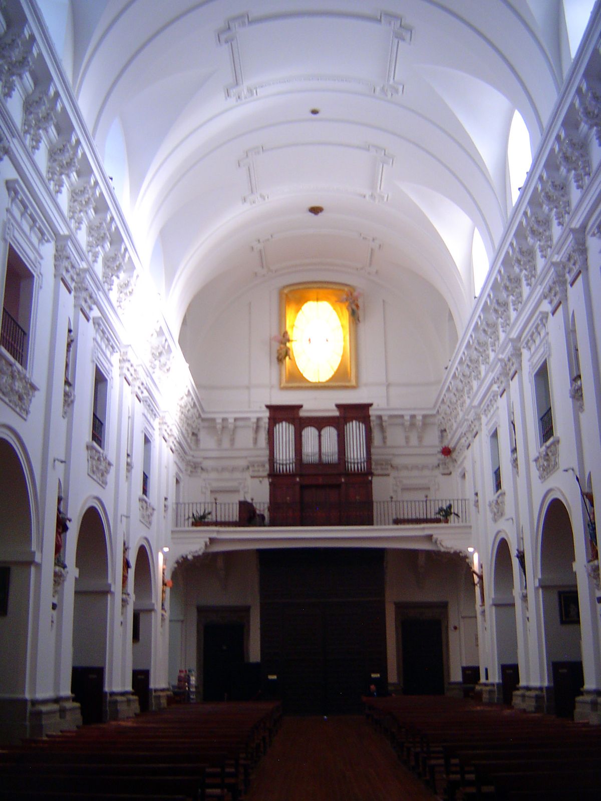 Another glimpse of the interior but this time looking away from the altar.