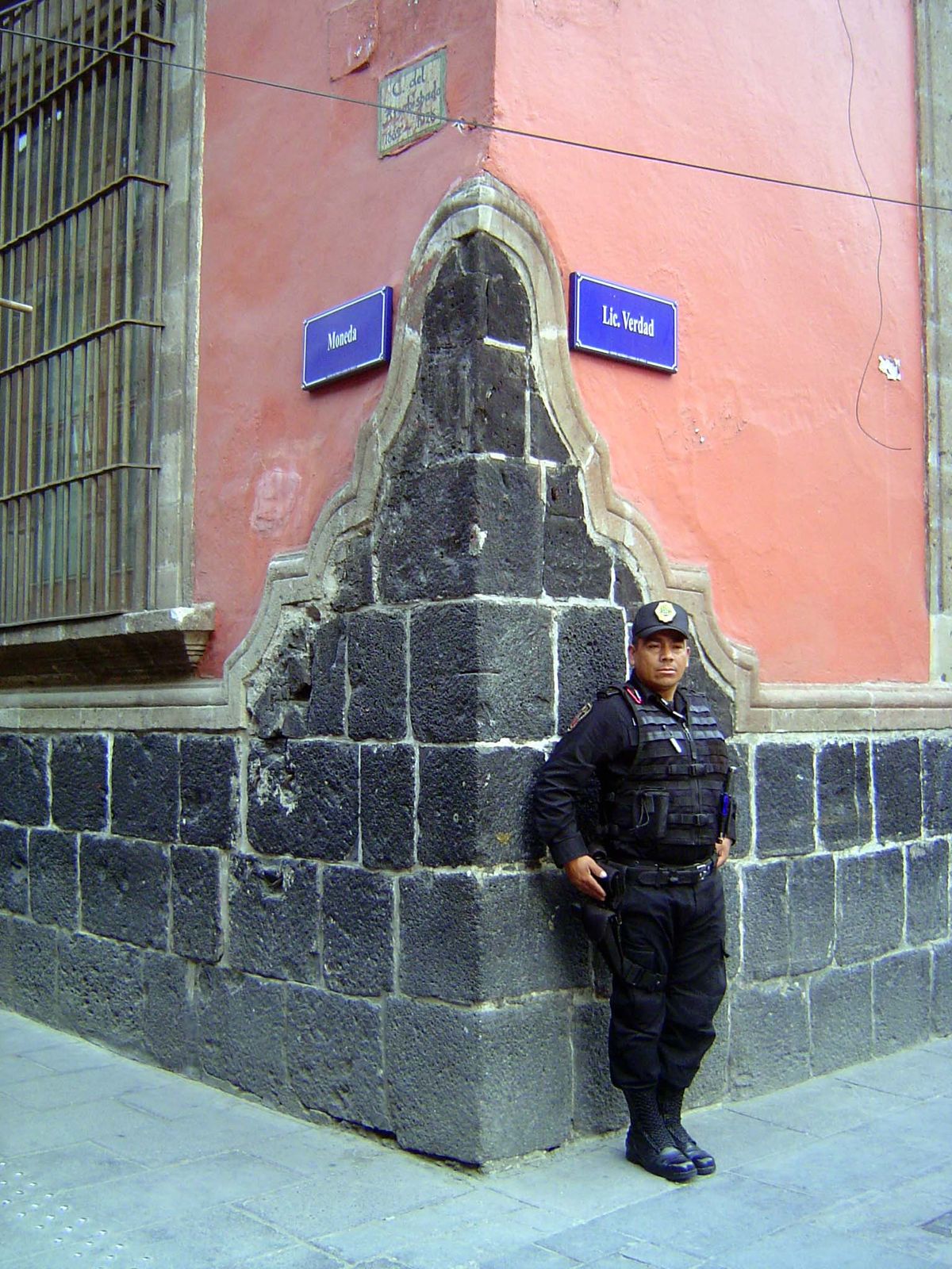 Outside the old Archbishop's palace.