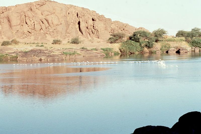 The Nile near Sabaluka, at the 6th Cataract of the Nile.