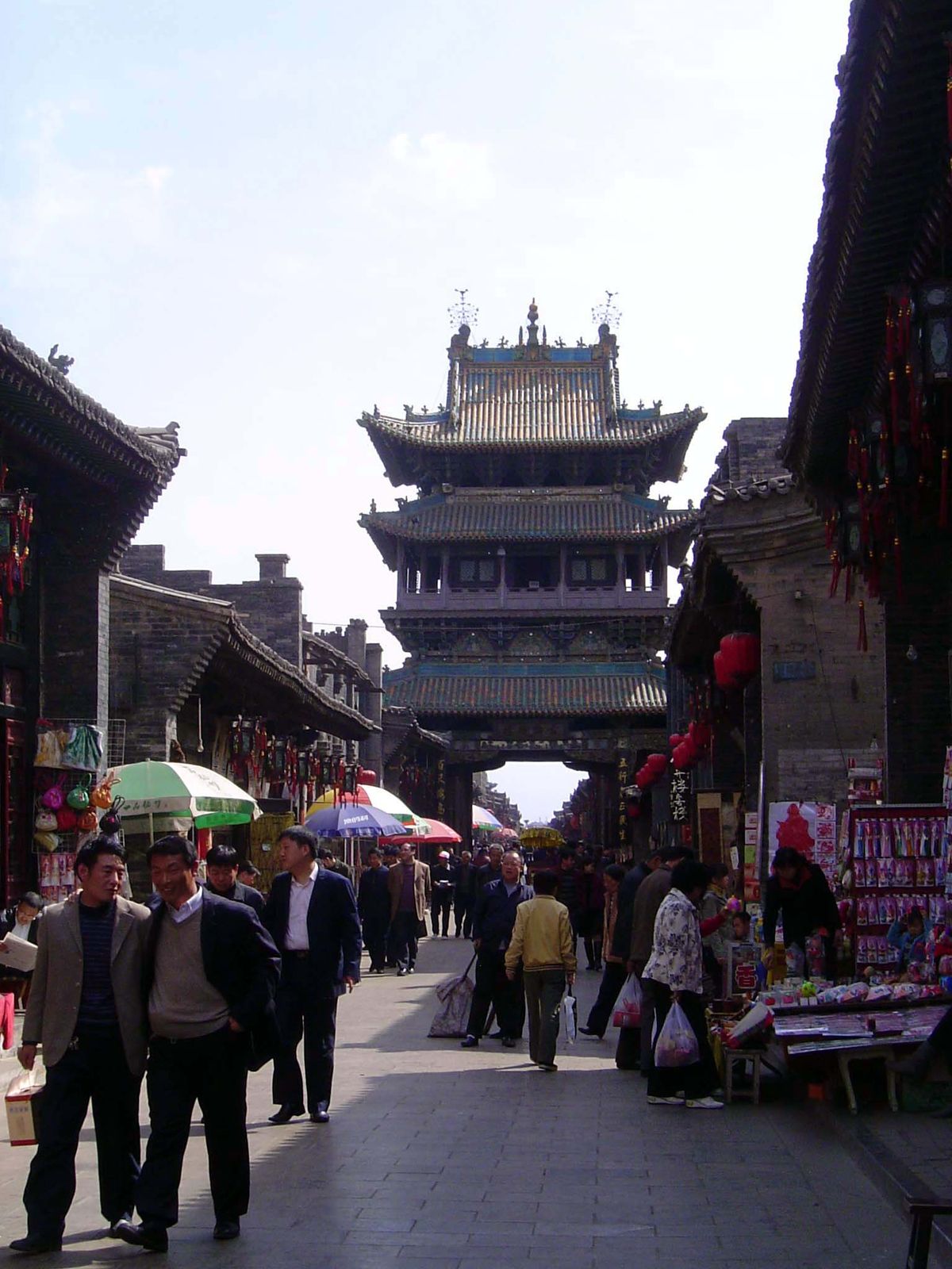 The Ancient City Tower, its top floor once used for divination. Tourist Central.