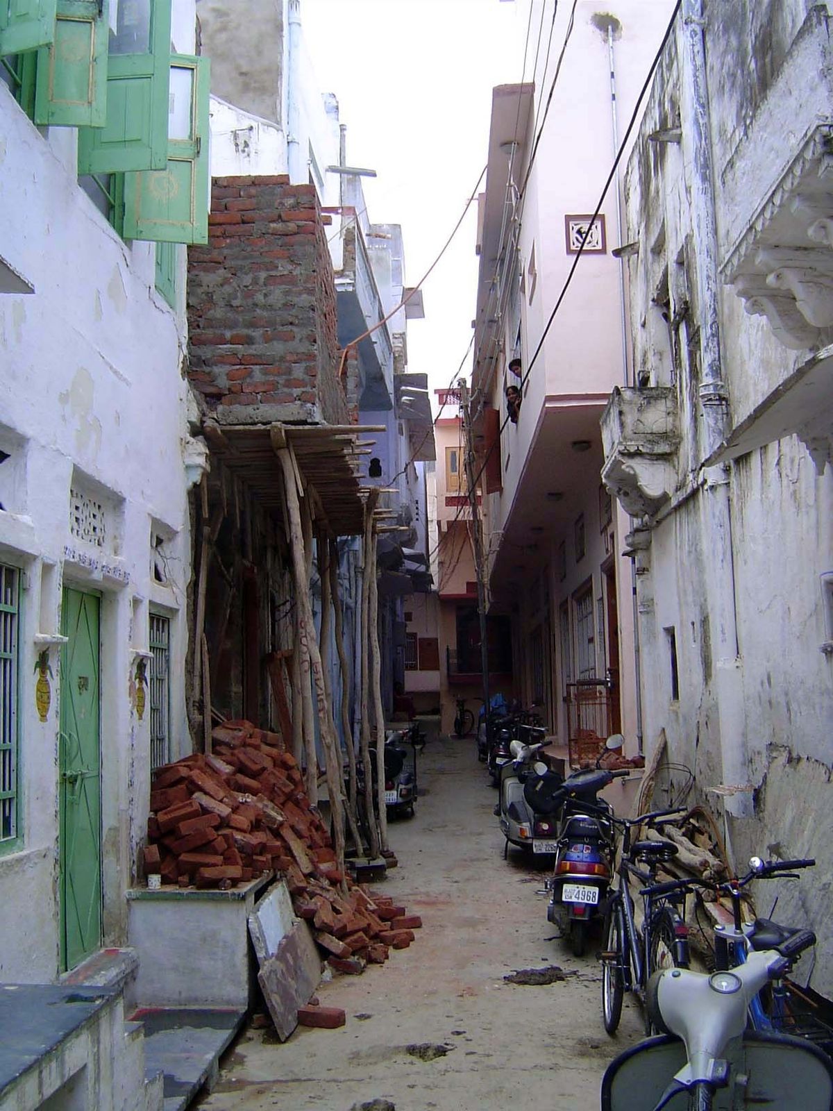 Although this area has been built-up for centuries, construction continues.