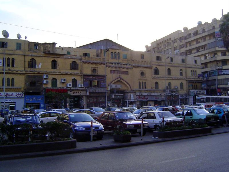 Not much to look at now, but this is the Bab el-Louk Market, a project of the Societe Des Halles Centrales d'Egypte. It opened in 1911, with