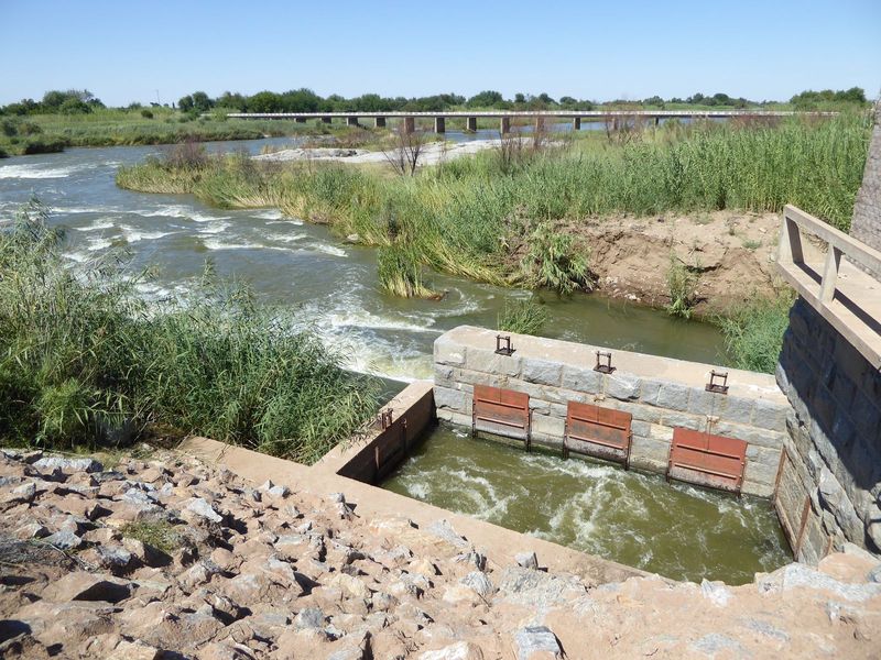 Canal headgates.
