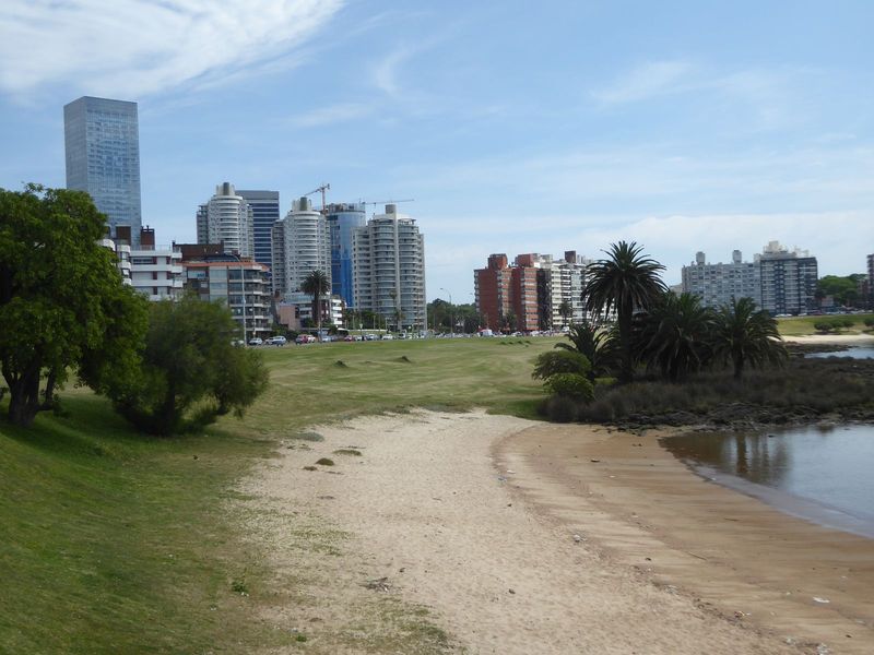 Pleasant enough? The Rambla—this section is the Rambla Armenia—is a busy road but helps keep the waterfront mostly public. Lots of joggers a