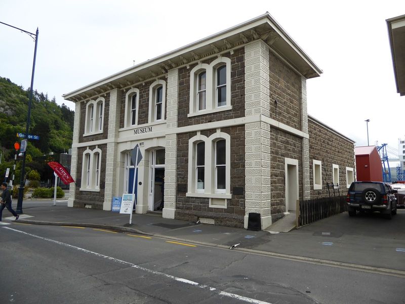 The old post office is now the town museum. This is where you hit the brakes if you're coming in from Dunedin and don't want to get wet.