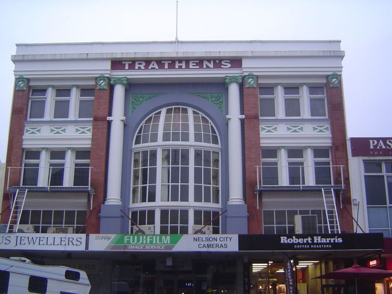 A department store from the early 1920s. Only the ground floor was in use in 2015, and though there was talk about carving some apartments f