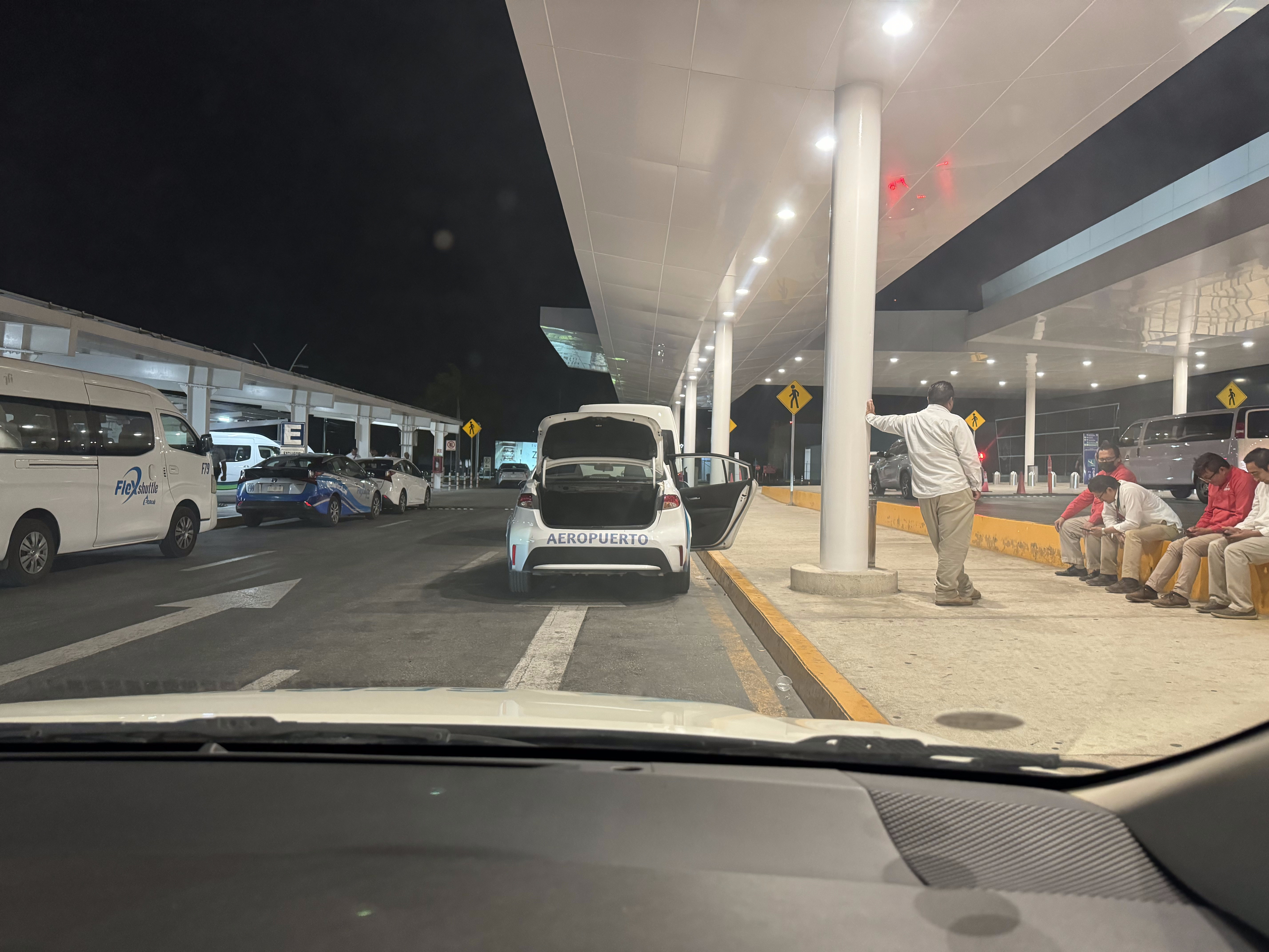 Cancun's airport sees 34 million passengers annually, which is just about the same as DFW or Denver or O'Hare or LAX.  I'd call that a bad s