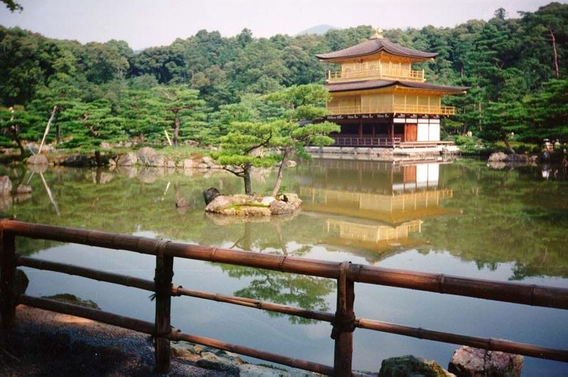 One of Kyoto's icons, the Golden Pavilion was built by the third Ashikaga Shogun—Yoshimitsu by name—a fully qualified member of a dynasty wh