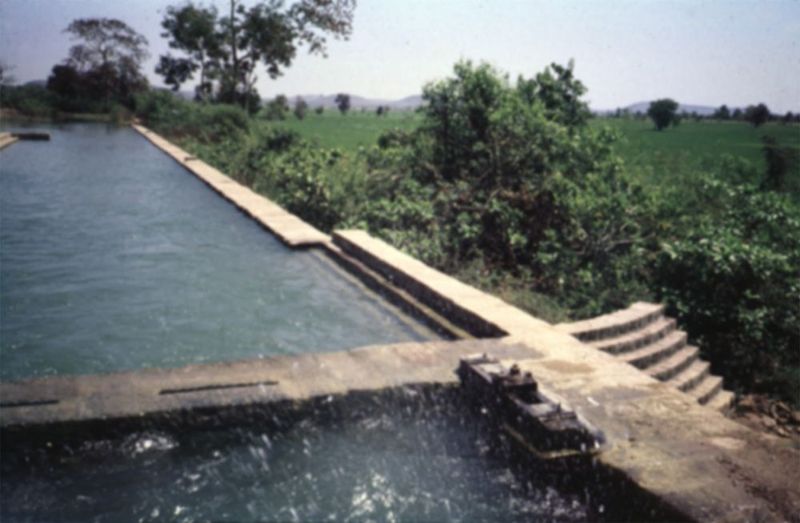 Looking downstream.