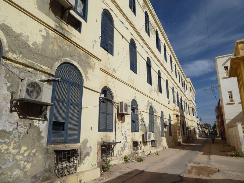 The offices of the Commander of the Northern Zone aren't in such good shape.