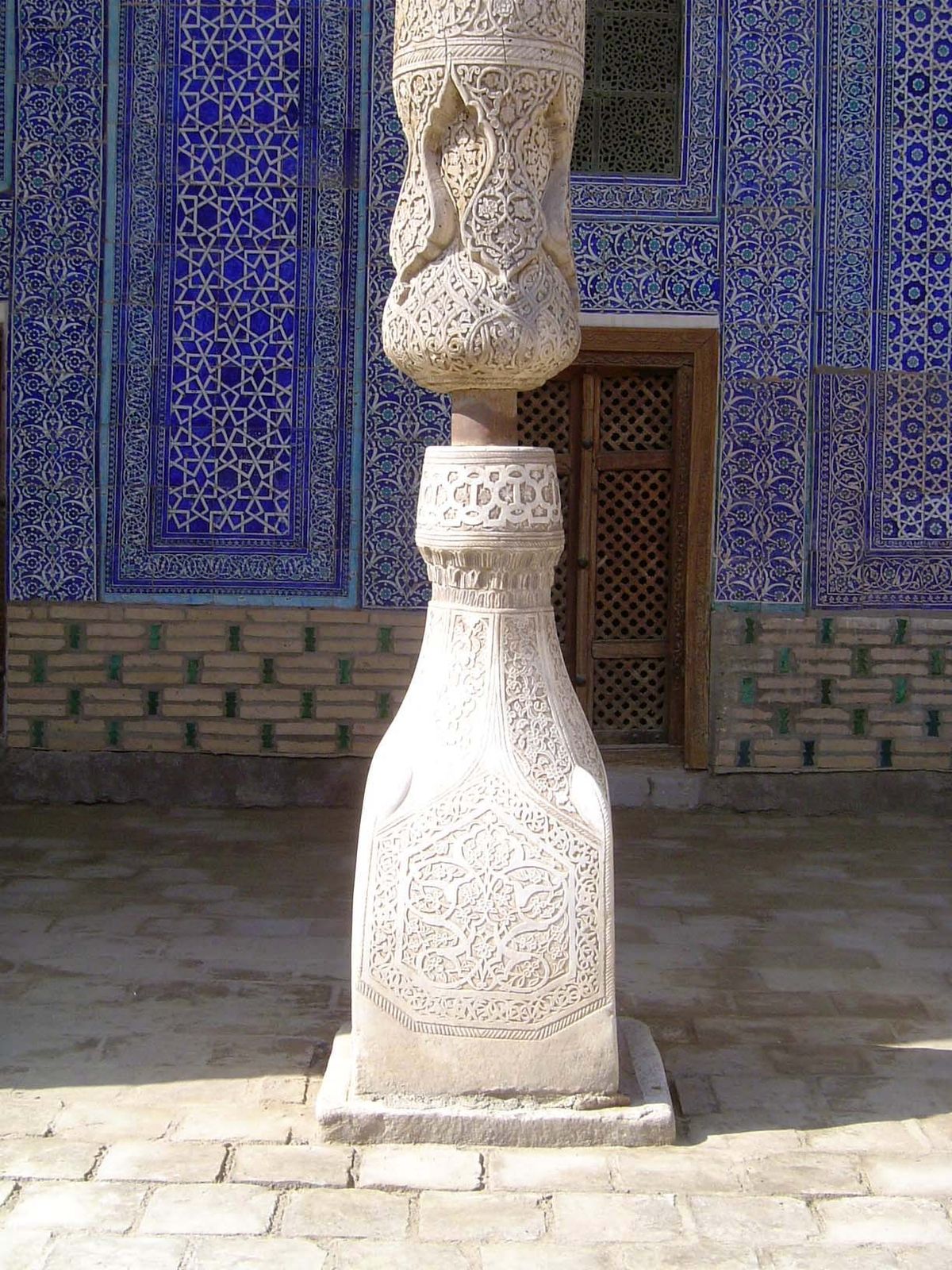 The detailing was by a famous craftsman, Abdalla Djinn—Abdulla the magician—so-called from his artistry.