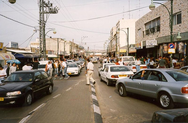 The city center is jammed.