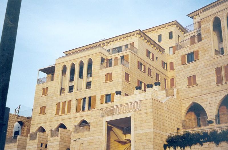 A different approach: new condominium apartments just south of Old Jaffa and trying to echo local tradition.