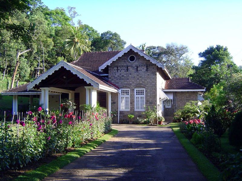 It was here, too, that the British built bungalows. Most have been enlarged past recognition. Here's one in fairly pristine shape.
