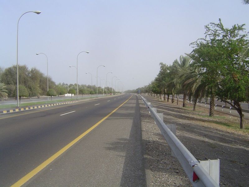 Now there's a 120-mile run down the Batinah, the most fertile part of Oman. OK, that's not saying a lot in a country where less than a tenth