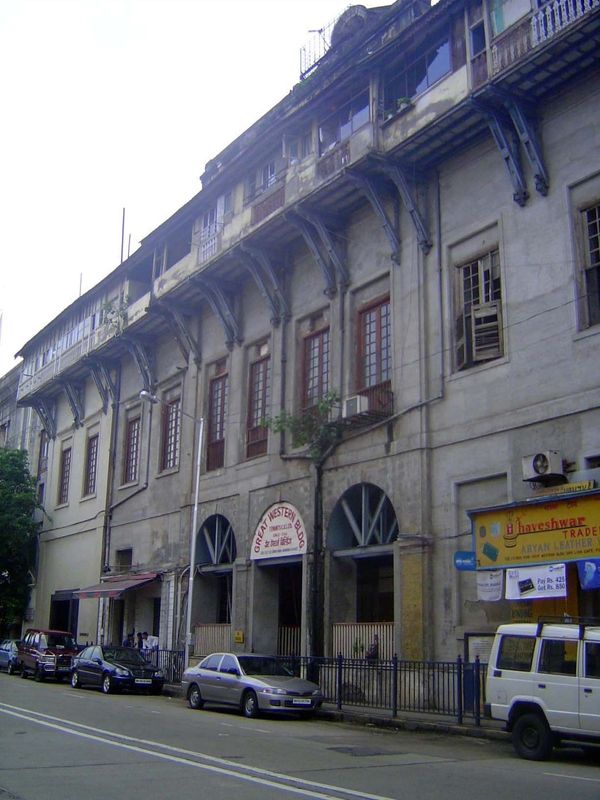 The city's public buildings at first were very plain: here on Marine Street, for example, is the building that served as Admiralty House fro