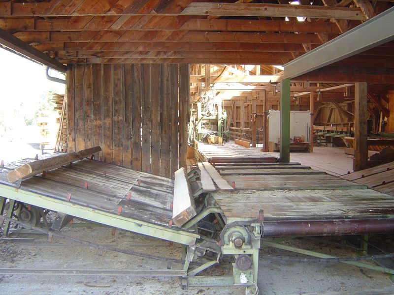 A local sawmill.