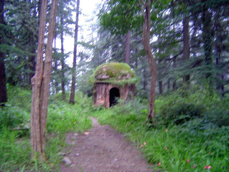 A barren monument.