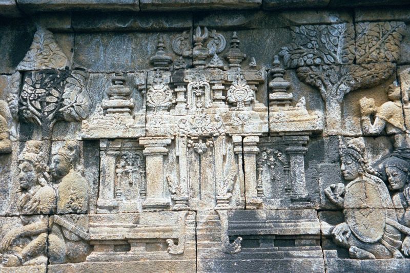 A detail shows architectural designs of the time.