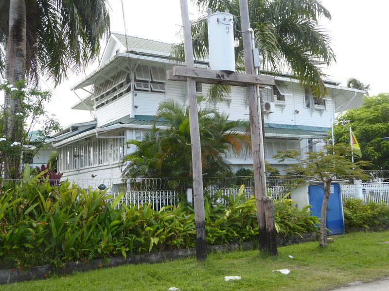 The nearby Suriname Embassy.