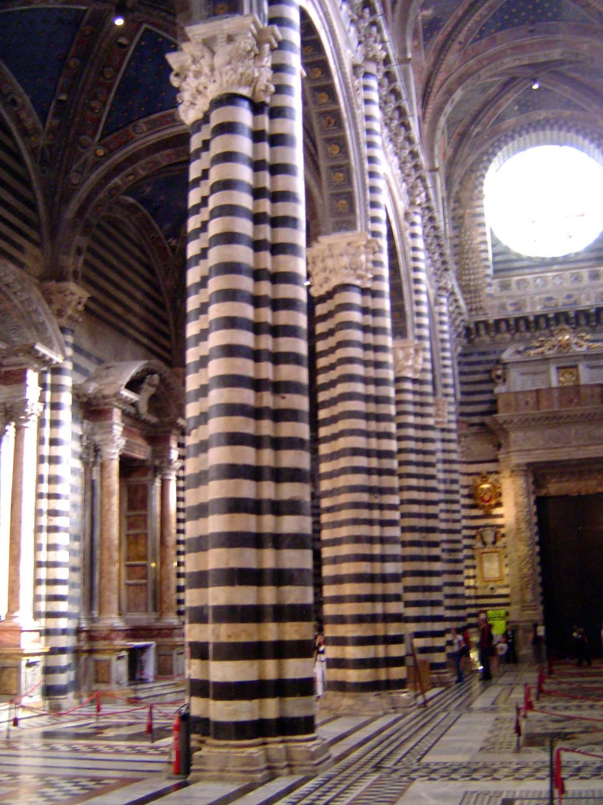 Some forty artists shared the work of designing merely the paving.