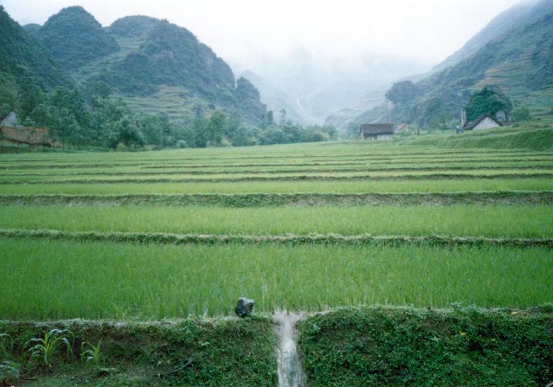 A few miles north of Zhenxiong, this beautiful valley.