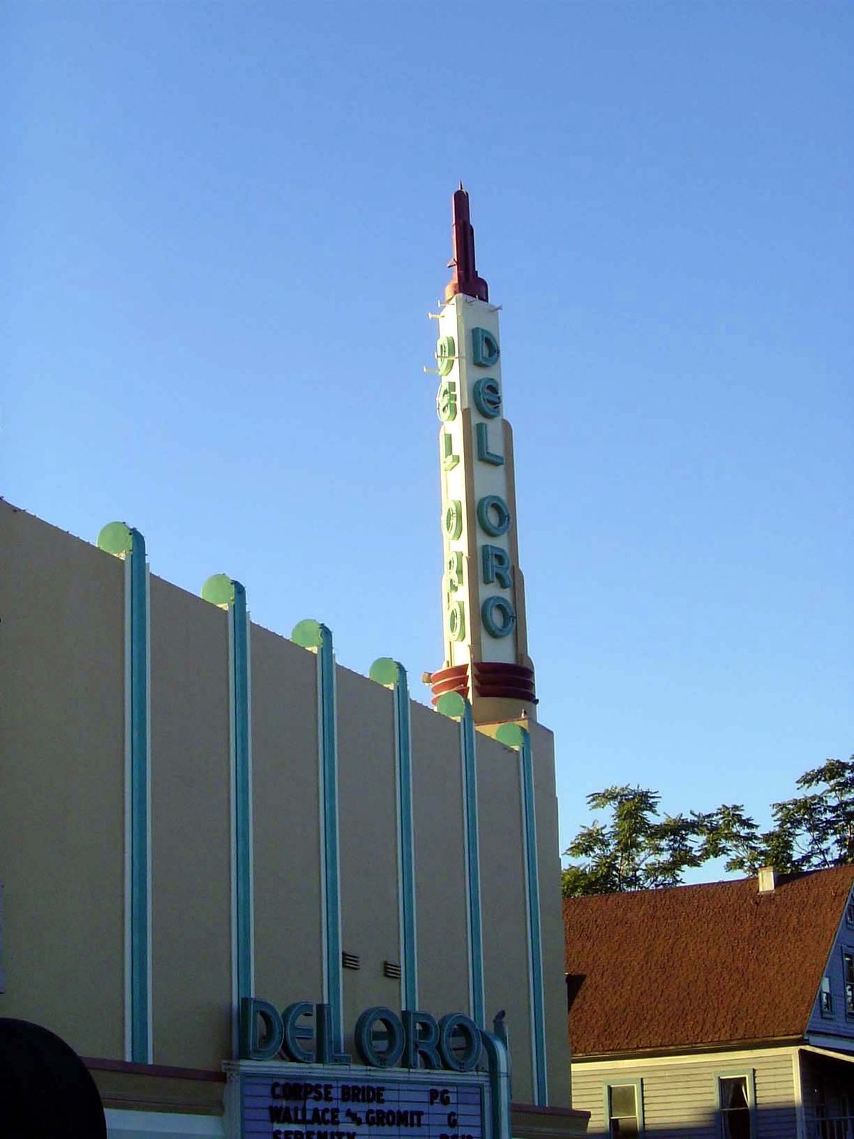 Gold operations continued until the 1950s, so this Deco theater's name wasn't just nostalgic.