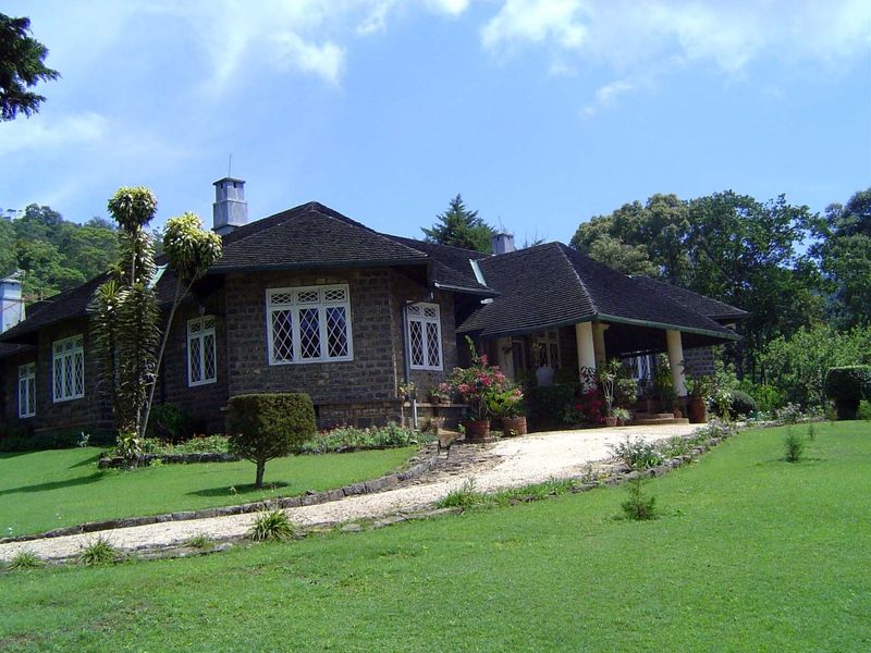 A nearby bungalow.