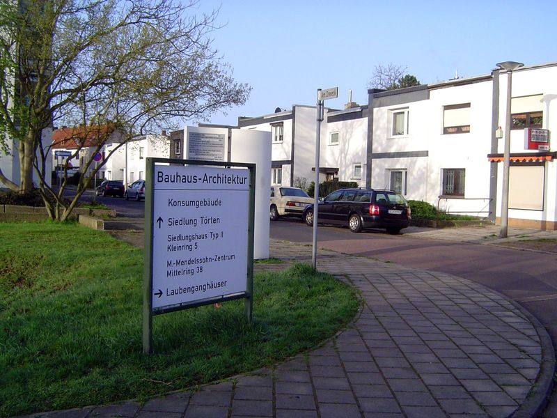 Housing on Am Dreick, the triangle.