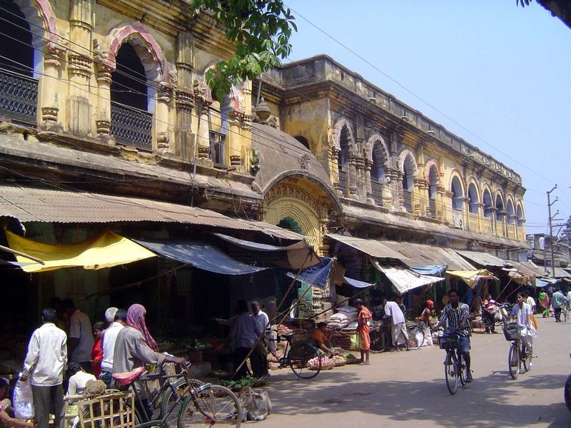 One of the more substantial buildings on the street.