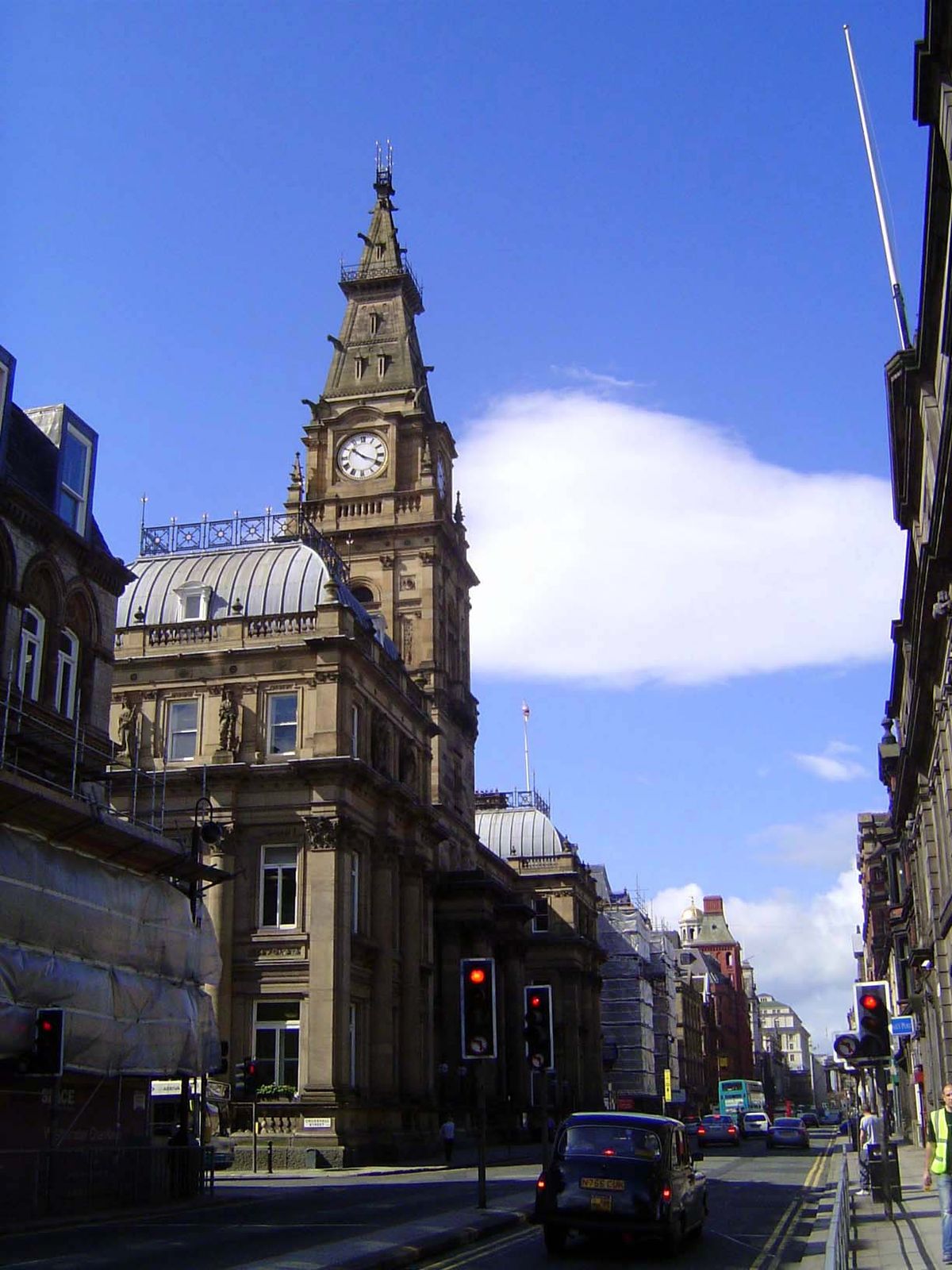 Also on Dale Street, the city's vaguely French municipal building, 1862-8.