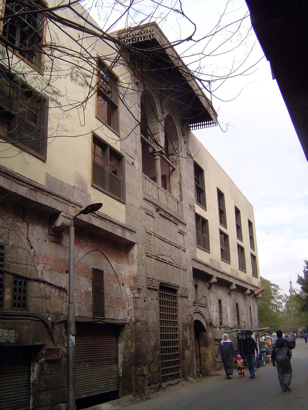 No. 265 The Sabil-Kuttab waterpoint and school and Rab' residential apartment block of al-Qizlar, a Black eunuch. The sabil is in the center