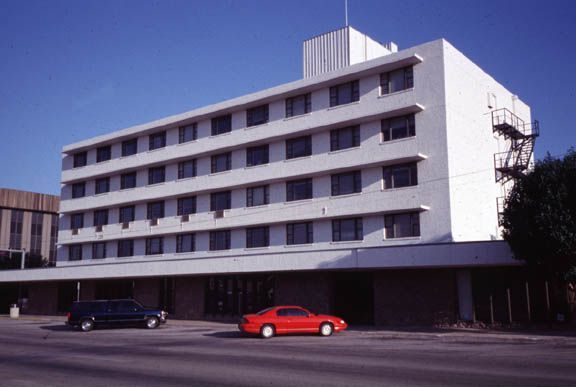 Another of the last buildings added to Main Street: the Lockett Hotel opened in 1952. In the mid-60s it became the Coronado Inn Motor Hotel,