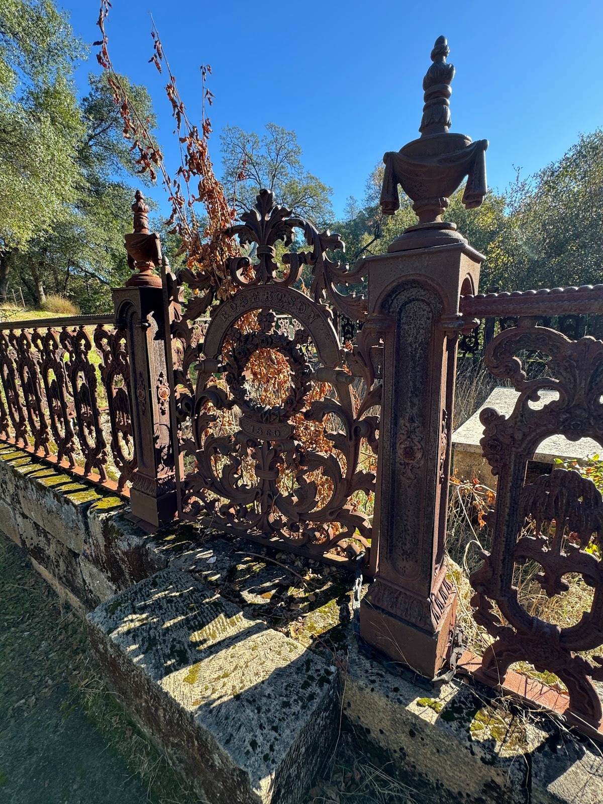 Nice ironwork for Mr. Robertson.